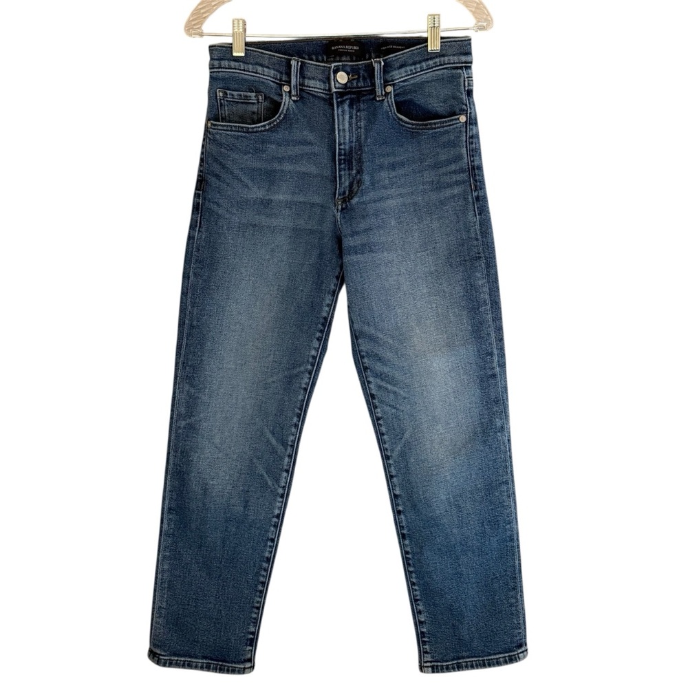 Banana Republic High Rise Straight Indigo Blue Size 27‎